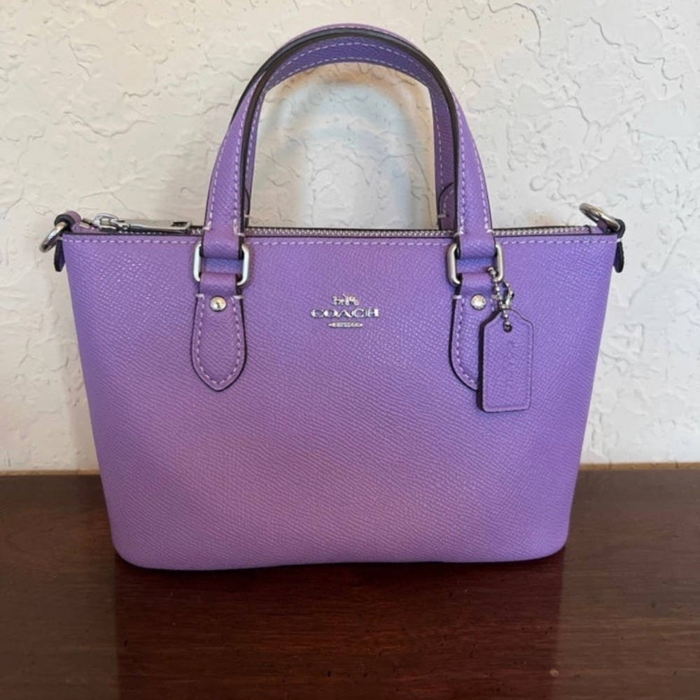 Coach Mini Gallery Crossbody Iris/Silver - Picture 2 of 9
